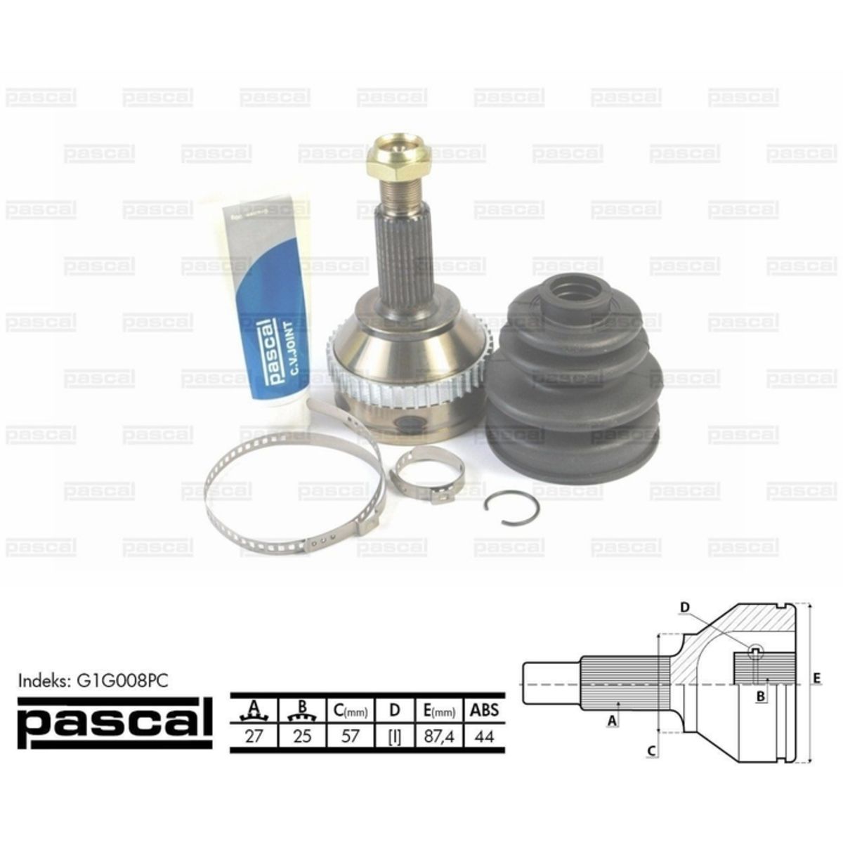 Image of Homokineet reparatie set, aandrijfas