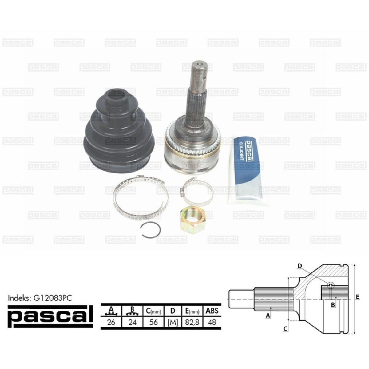 Image of Homokineet reparatie set, aandrijfas