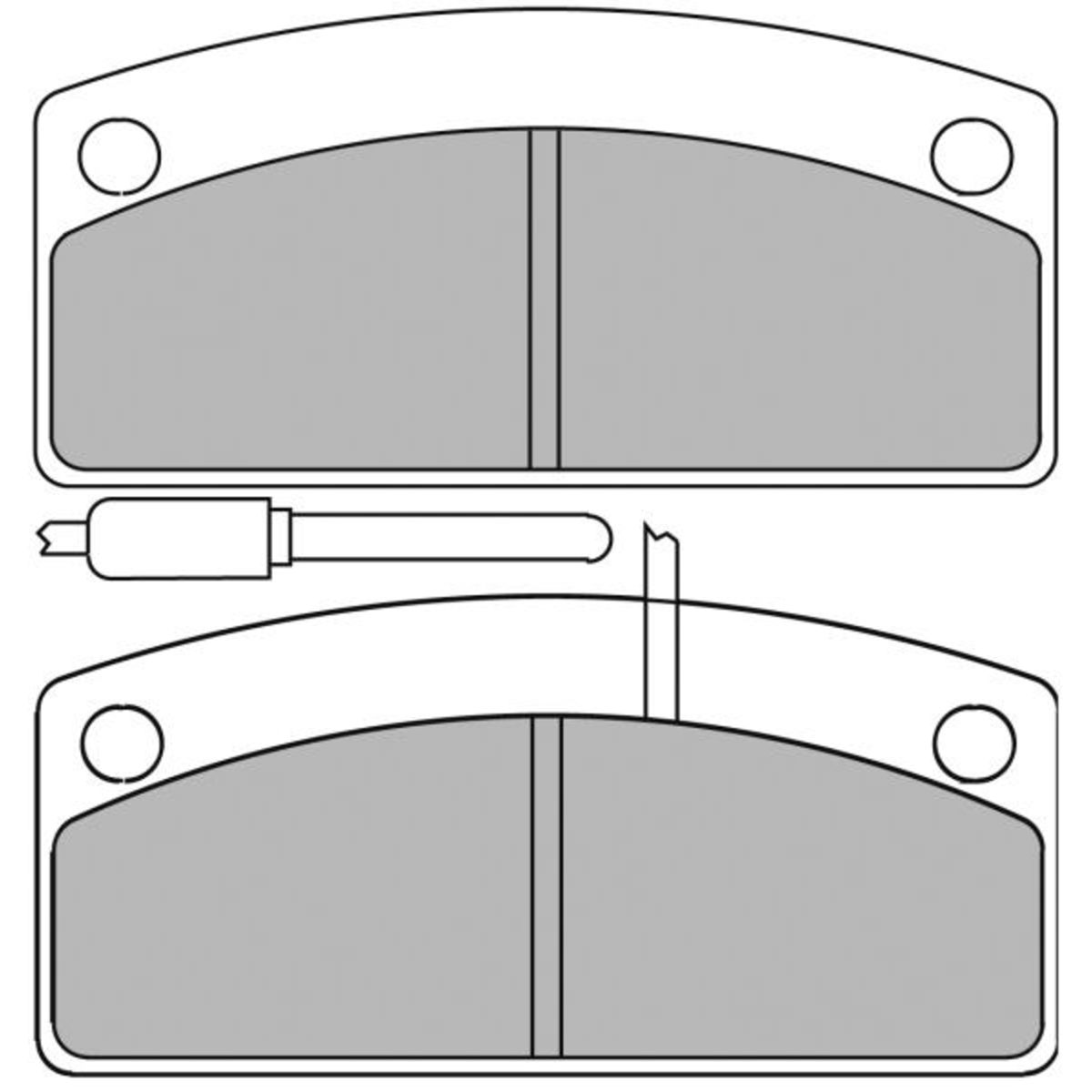 Bremsbelagsatz FERODO FDB2154P