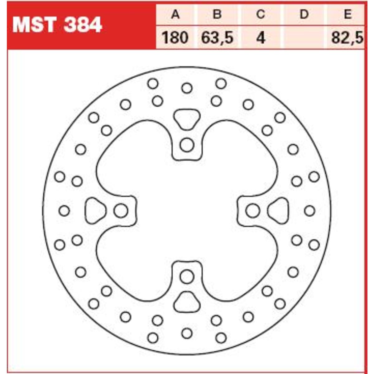 Bremsscheibe TRW MOTO MST384