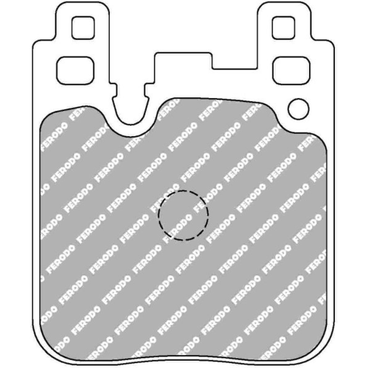 Jeu de plaquettes de frein FERODO FCP4663Z