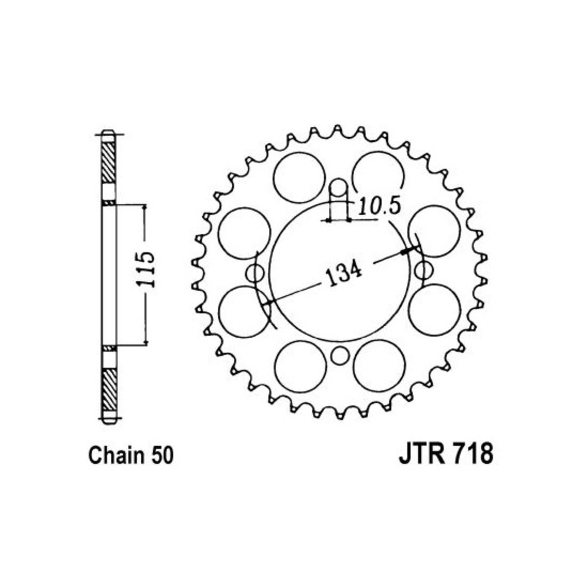 Pignone posteriore JTR 718,48