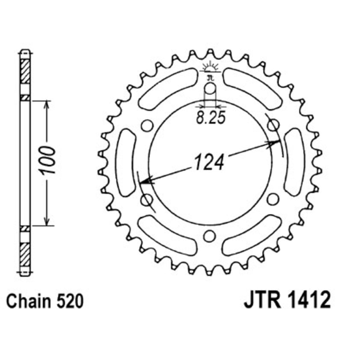 Pignone posteriore JTR 1412,37