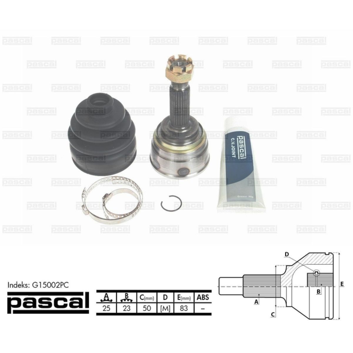Image of Homokineet reparatie set, aandrijfas