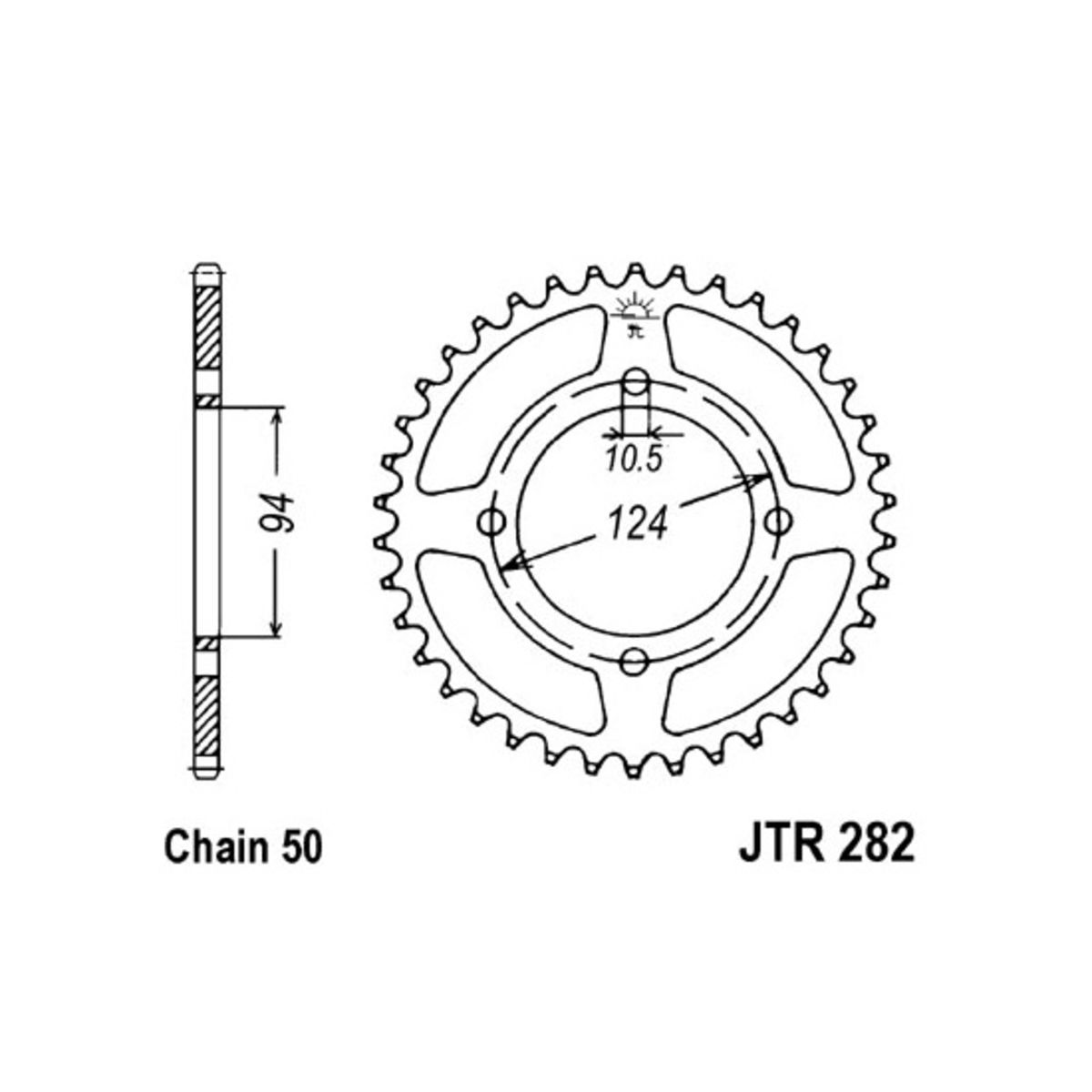 Pignone posteriore JTR 282,36