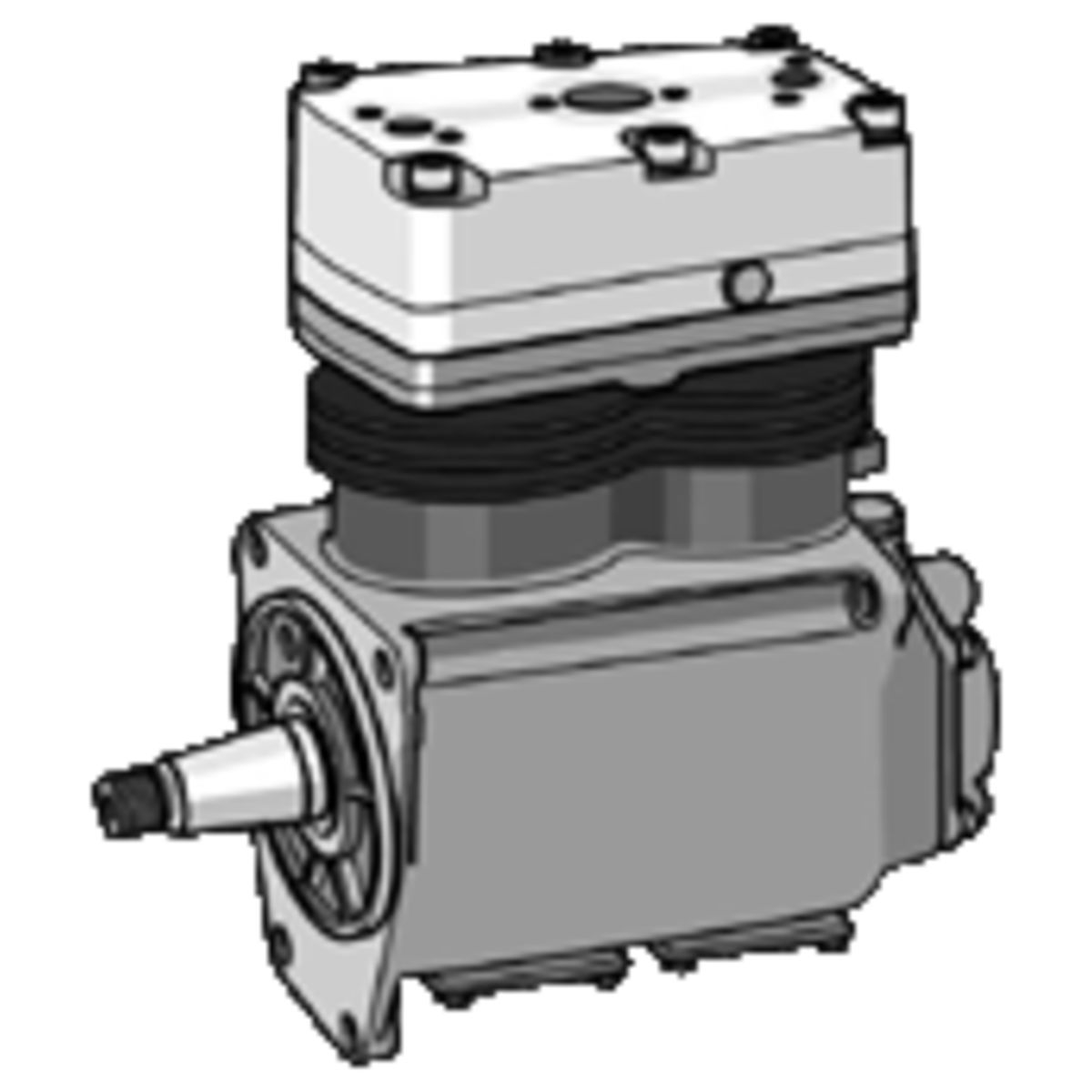 Image of Compressor, pneumatisch systeem -BREMSE