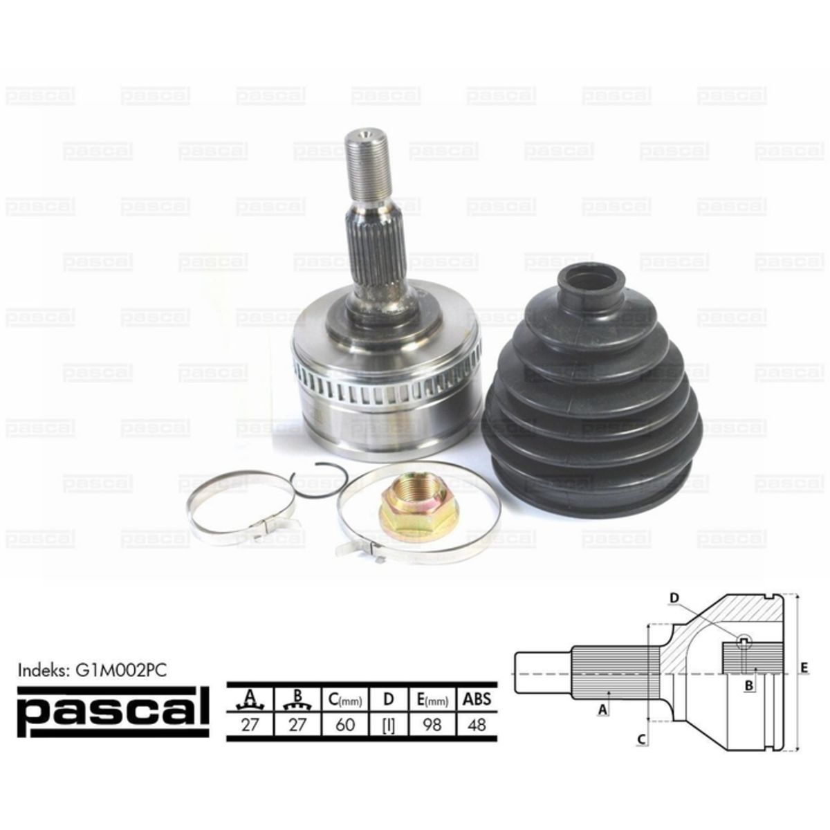 Image of Homokineet reparatie set, aandrijfas