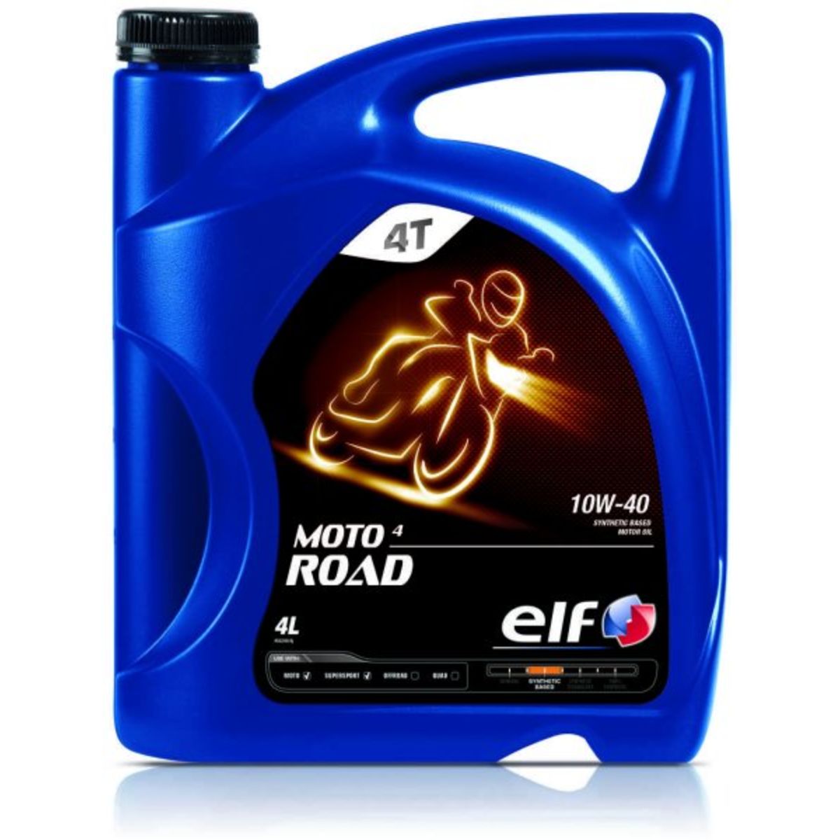 Huile moteur ELF Moto 4 Road 10W40 4L