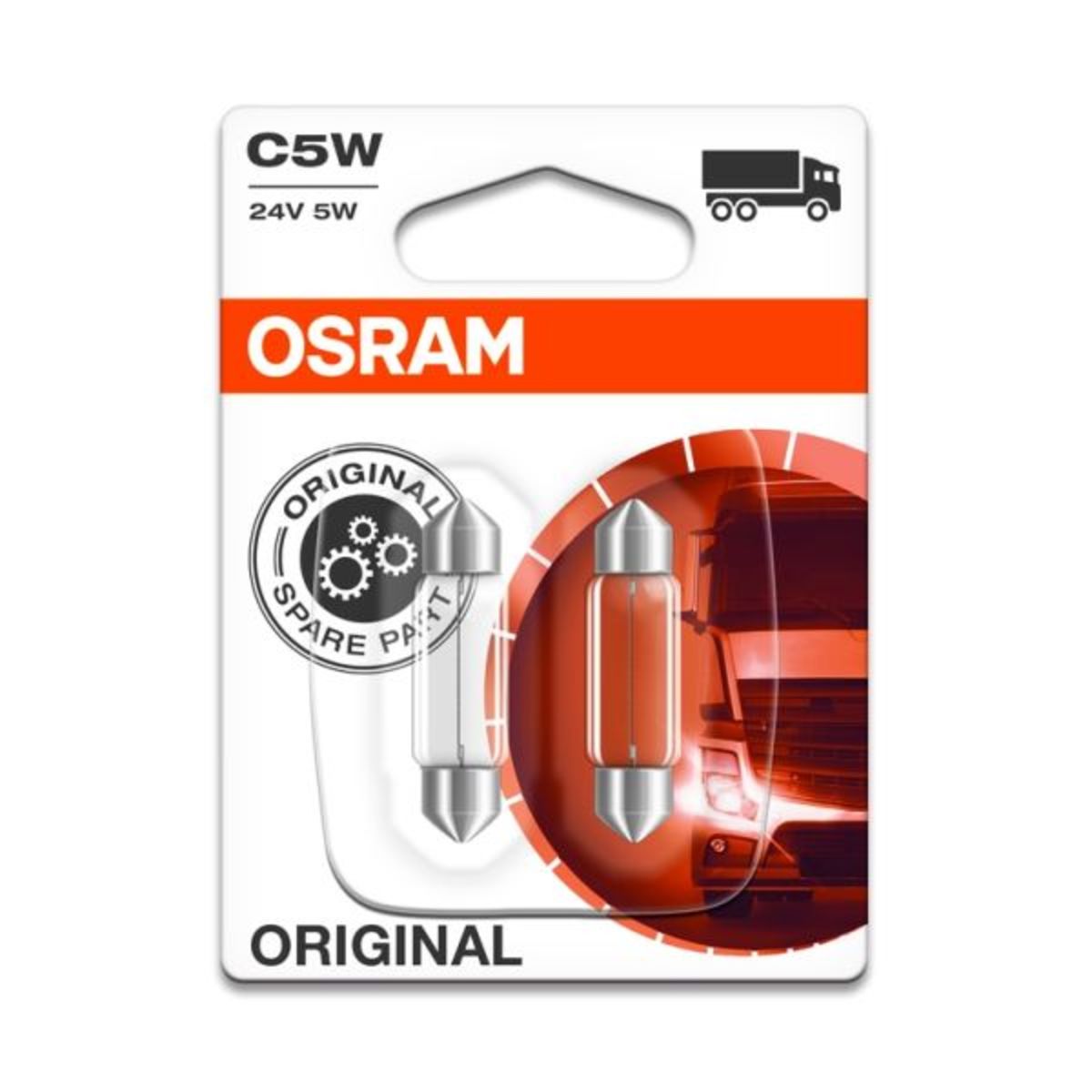 Ampoule secondaire OSRAM C5W Standard 24V/5W, 2 pièce