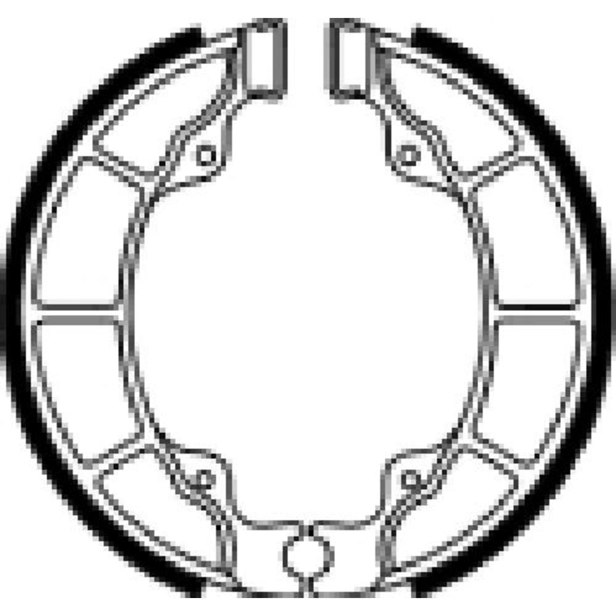 Jeu de mâchoires de frein FERODO FSB966