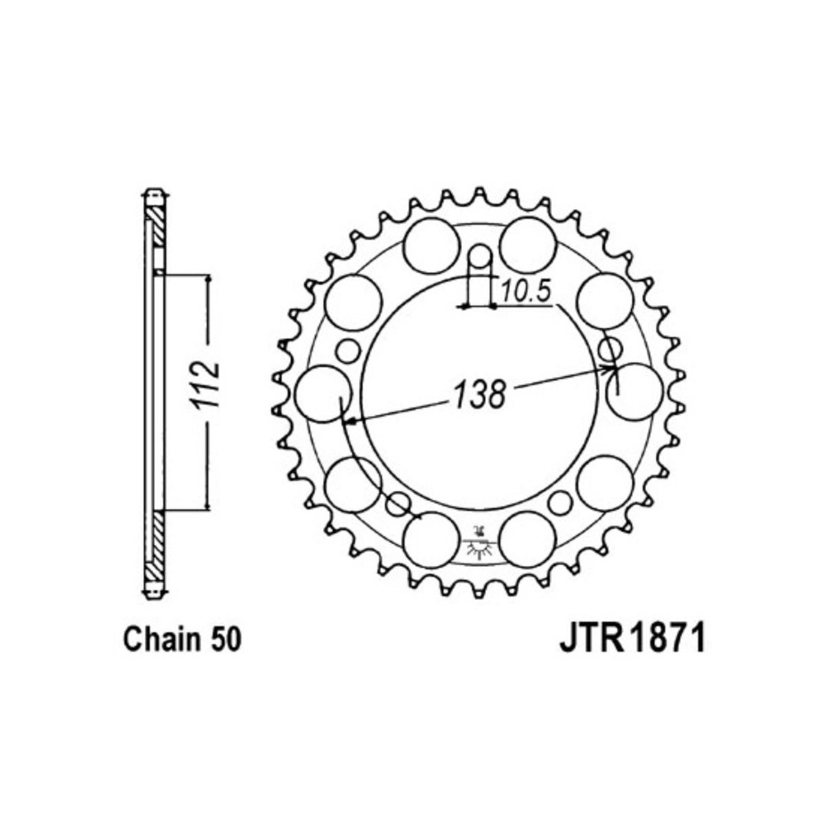 Pignone posteriore JTR 1871,52