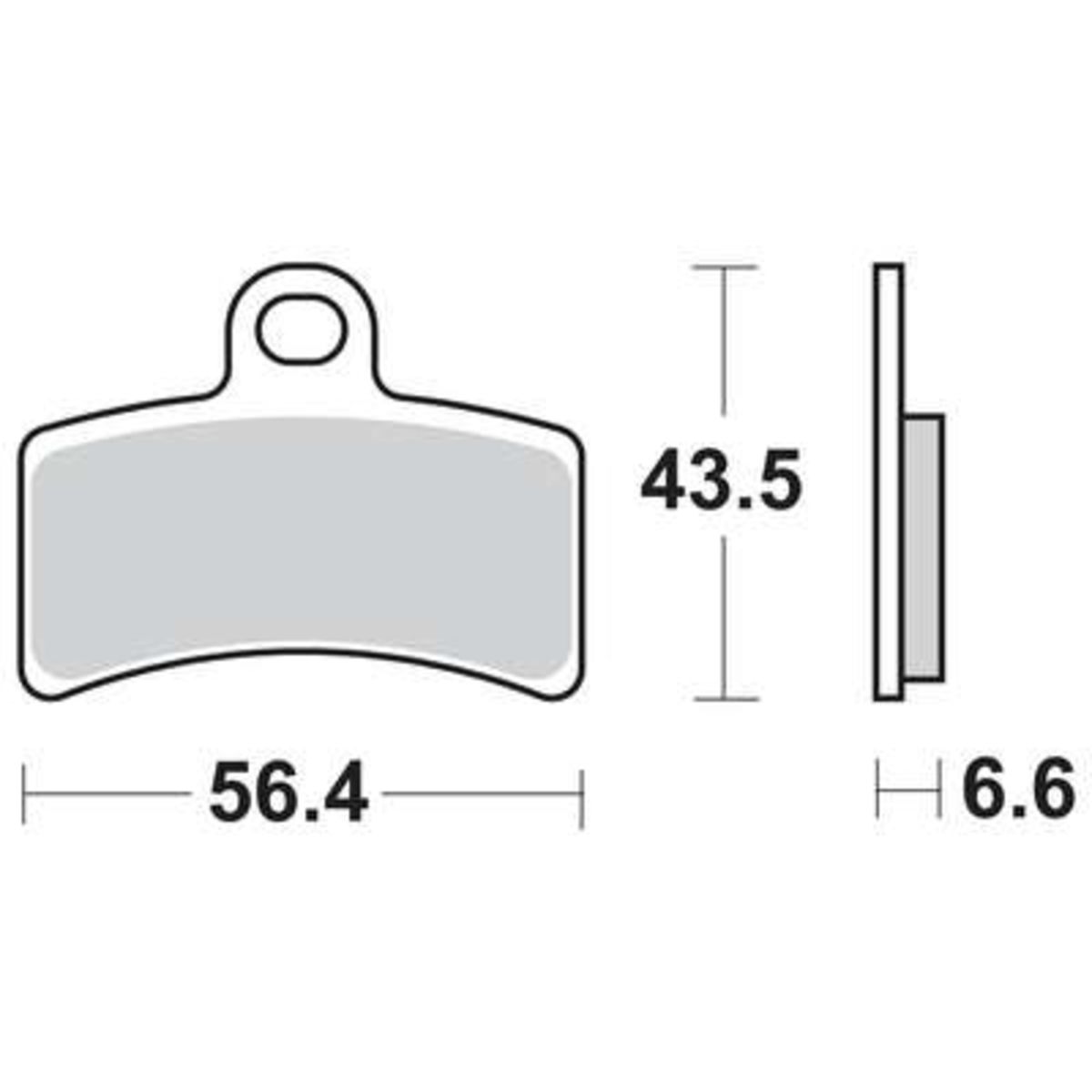 Jeu de plaquettes de frein TRW MCB770