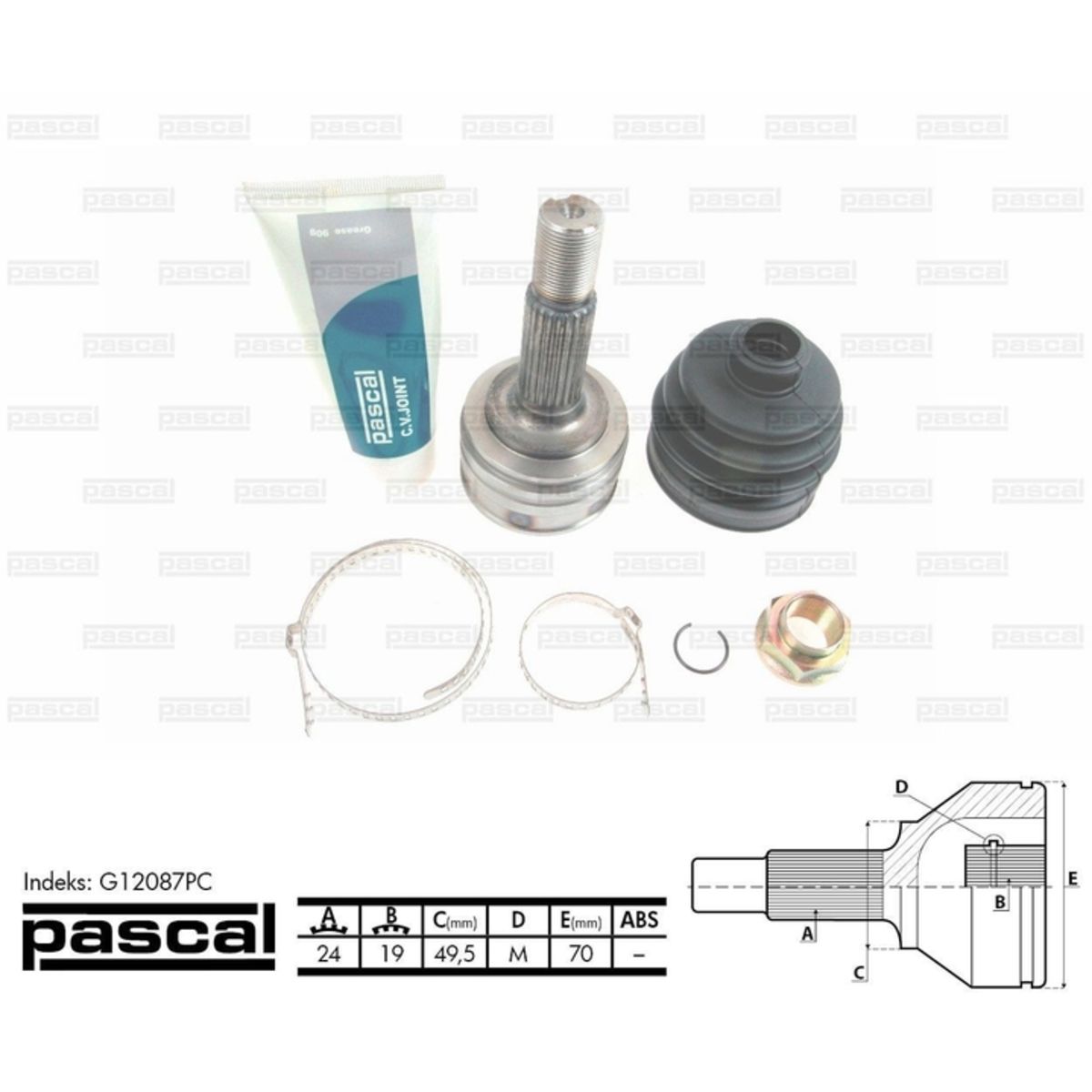 Image of Homokineet reparatie set, aandrijfas