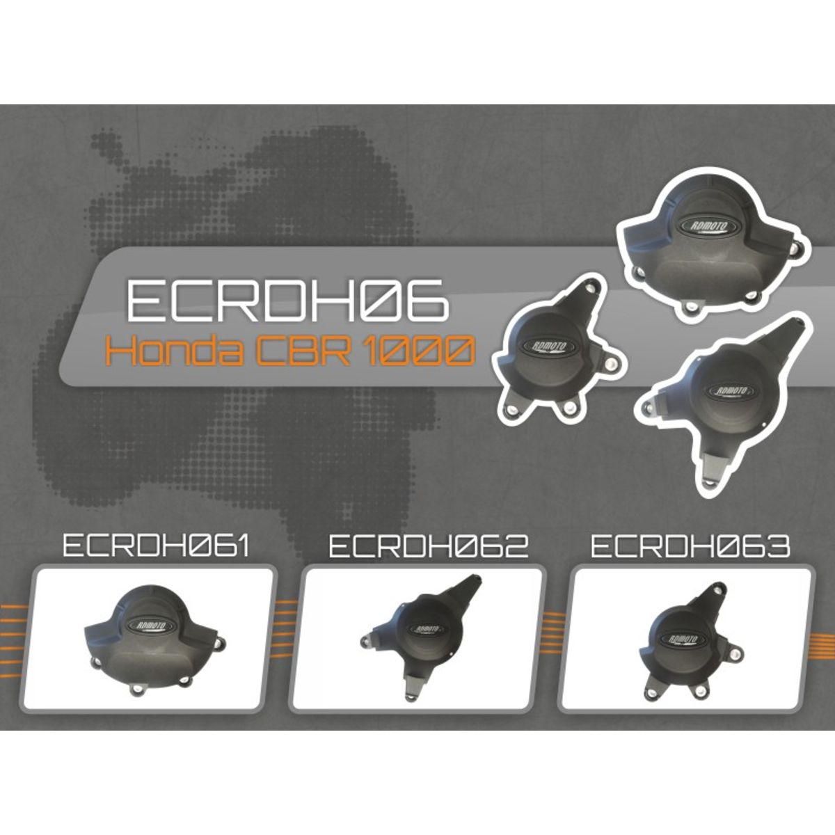 Crash Pad RDMOTO RDM-ECRDH06