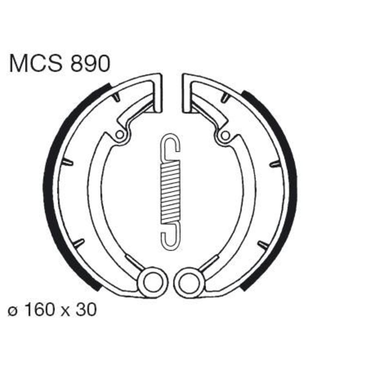 Trw Remschoenset Mcs890