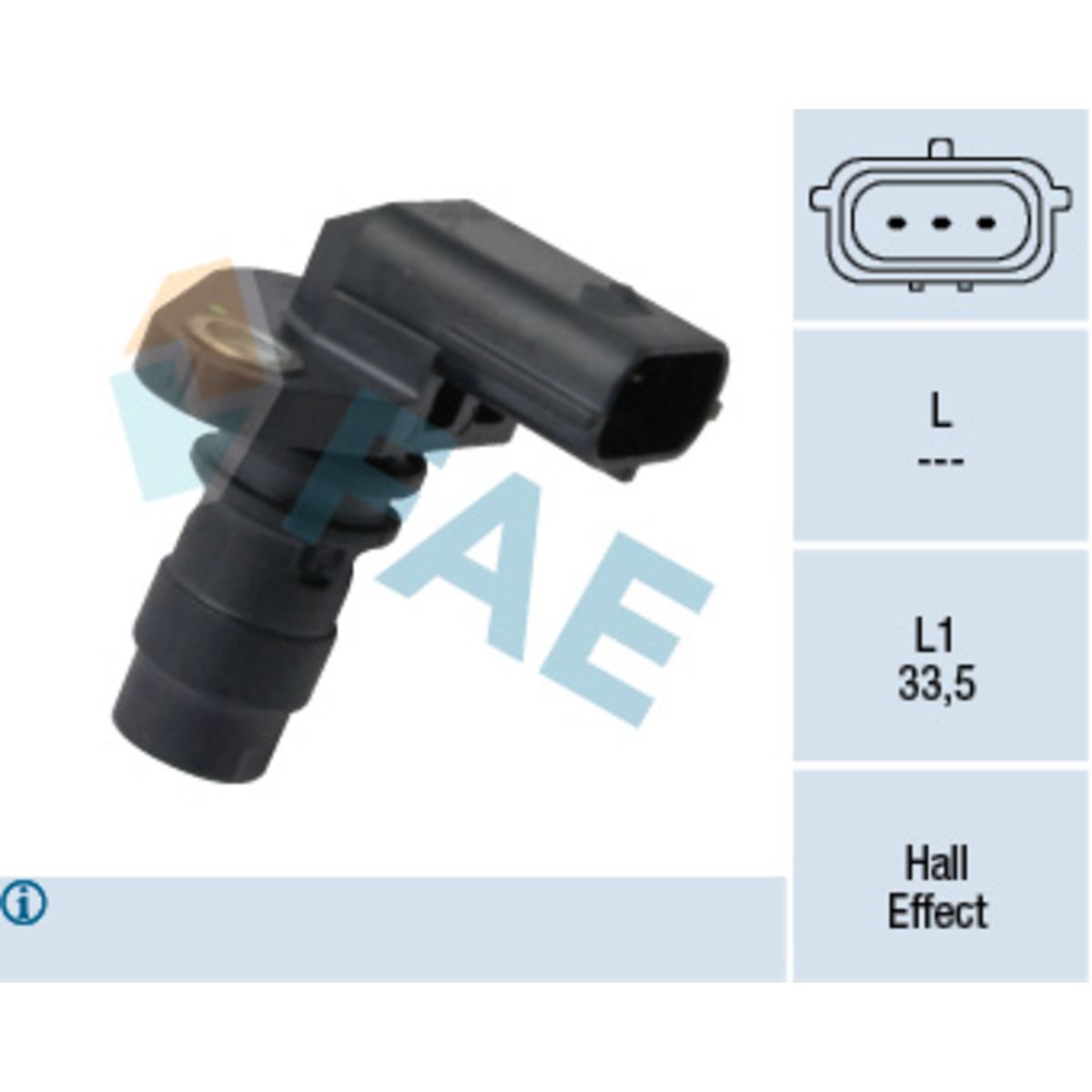 Image of Sensor, nokkenas positie