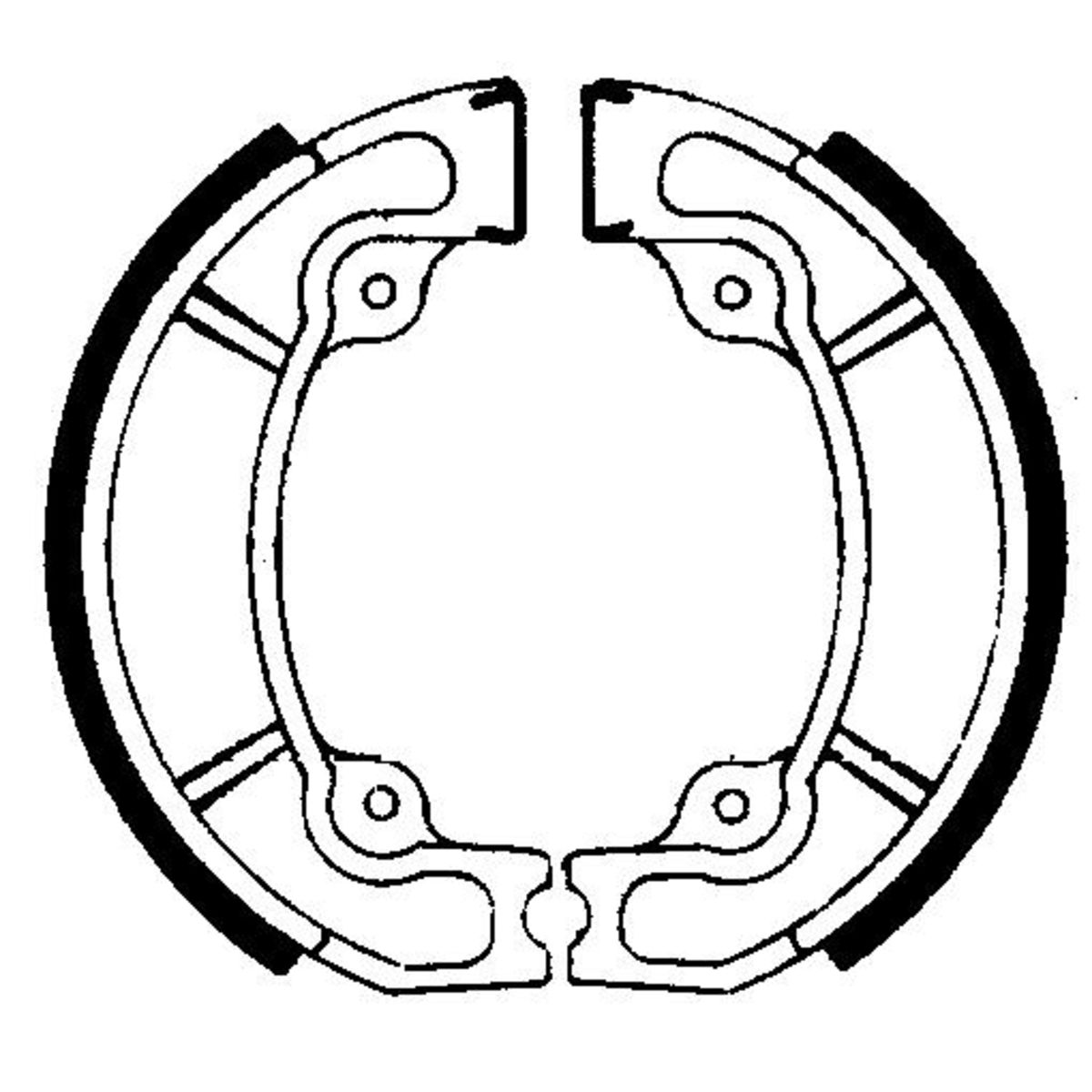 Jeu de mâchoires de frein FERODO FSB846