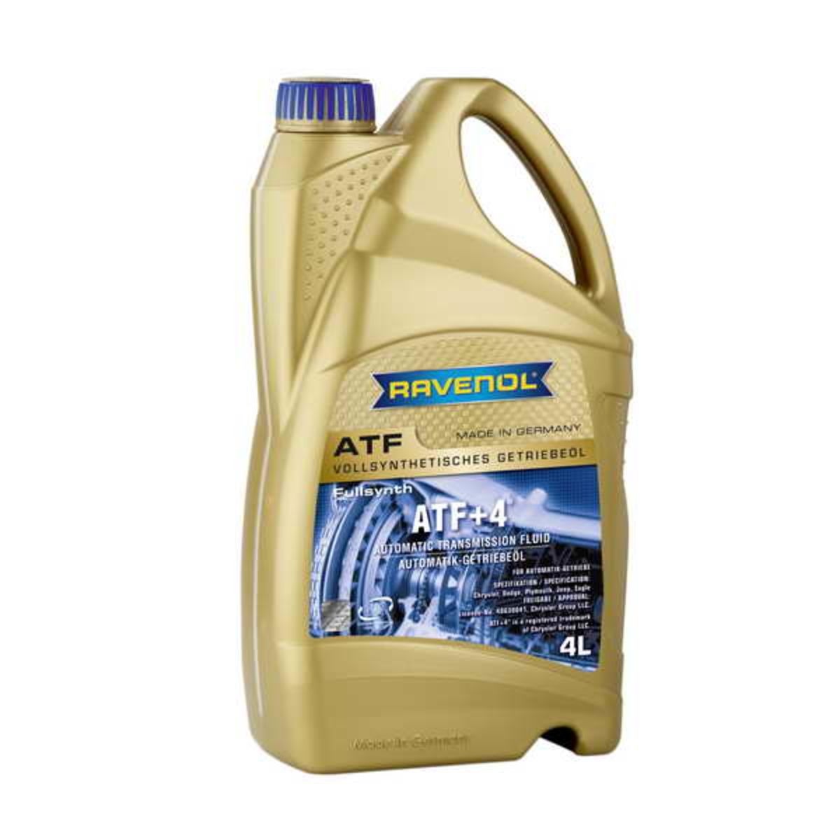 Huile de transmission RAVENOL 1211100 ATF+4 FLUID 4L