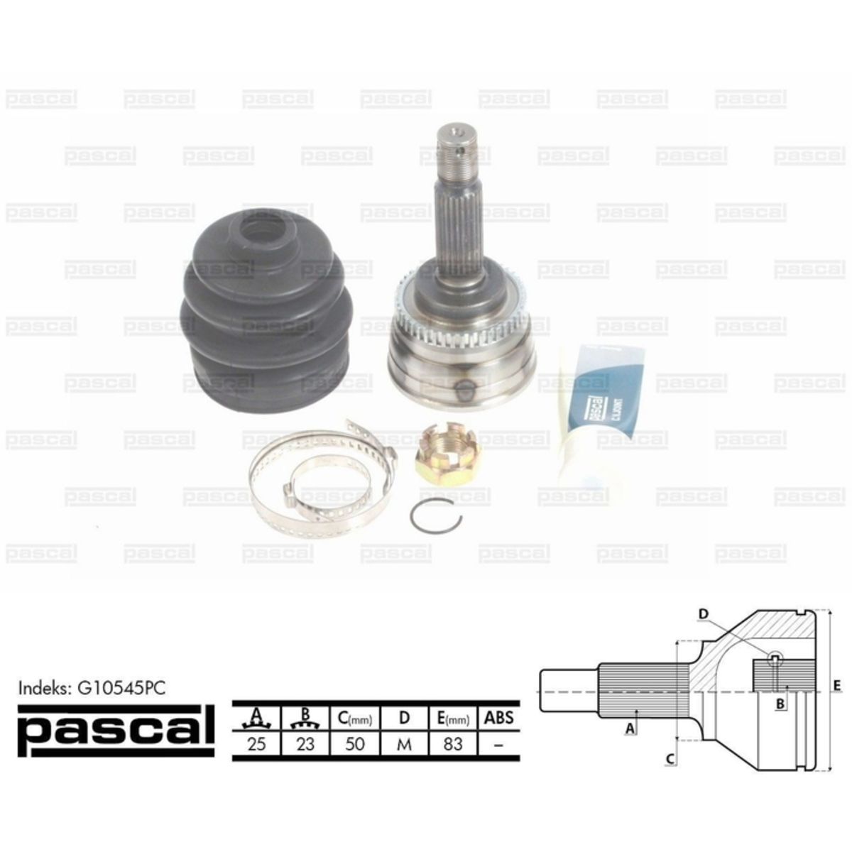 Image of Homokineet reparatie set, aandrijfas