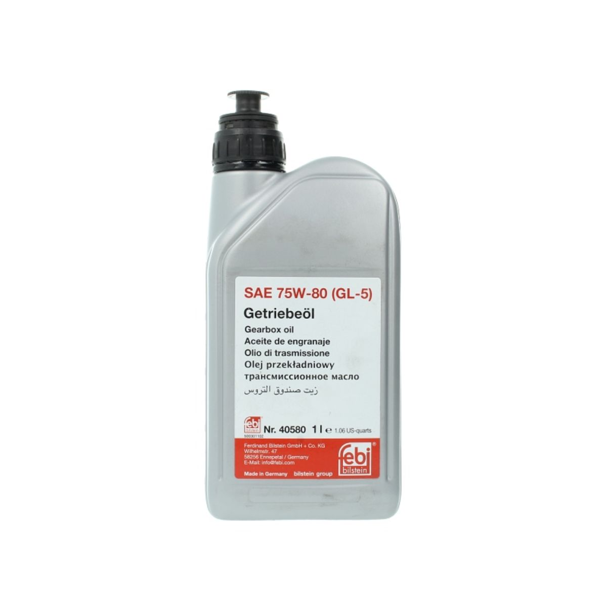 Huile de transmission FEBI BILSTEIN 40580 GL-5, 1L