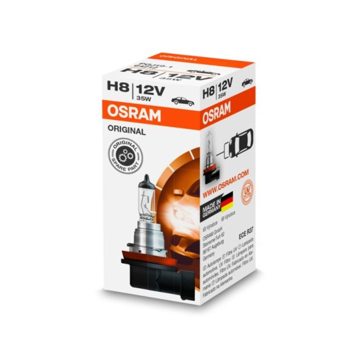 Ampoule halogène OSRAM H8 Standard 12V, 35W