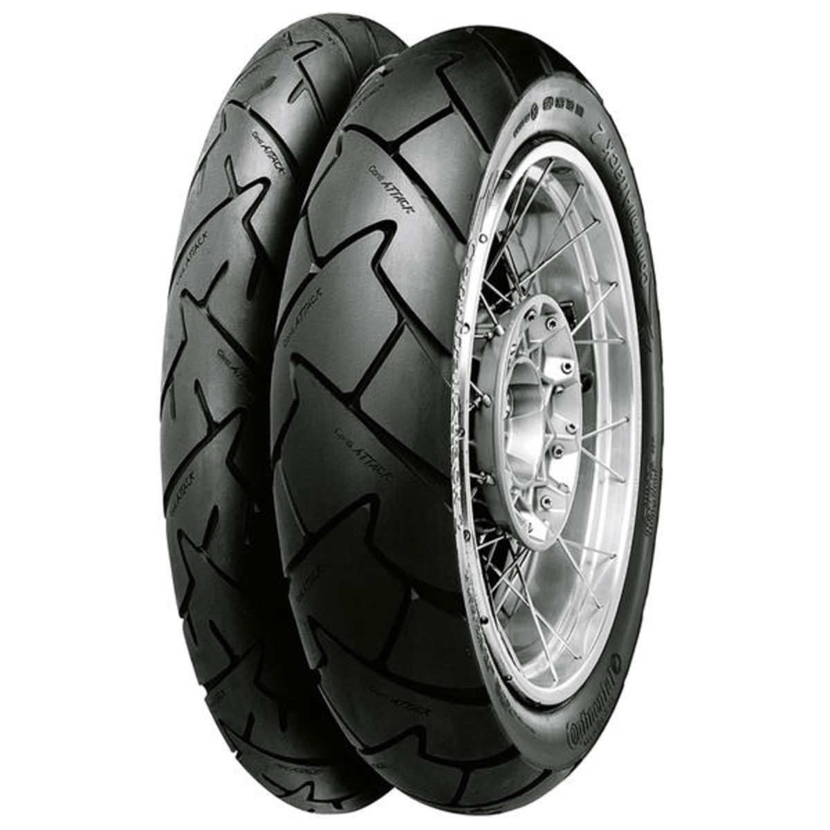 CONTINENTAL ContiTrailAttack 2 90/90-21 TT 54S, Pneu moto Avant