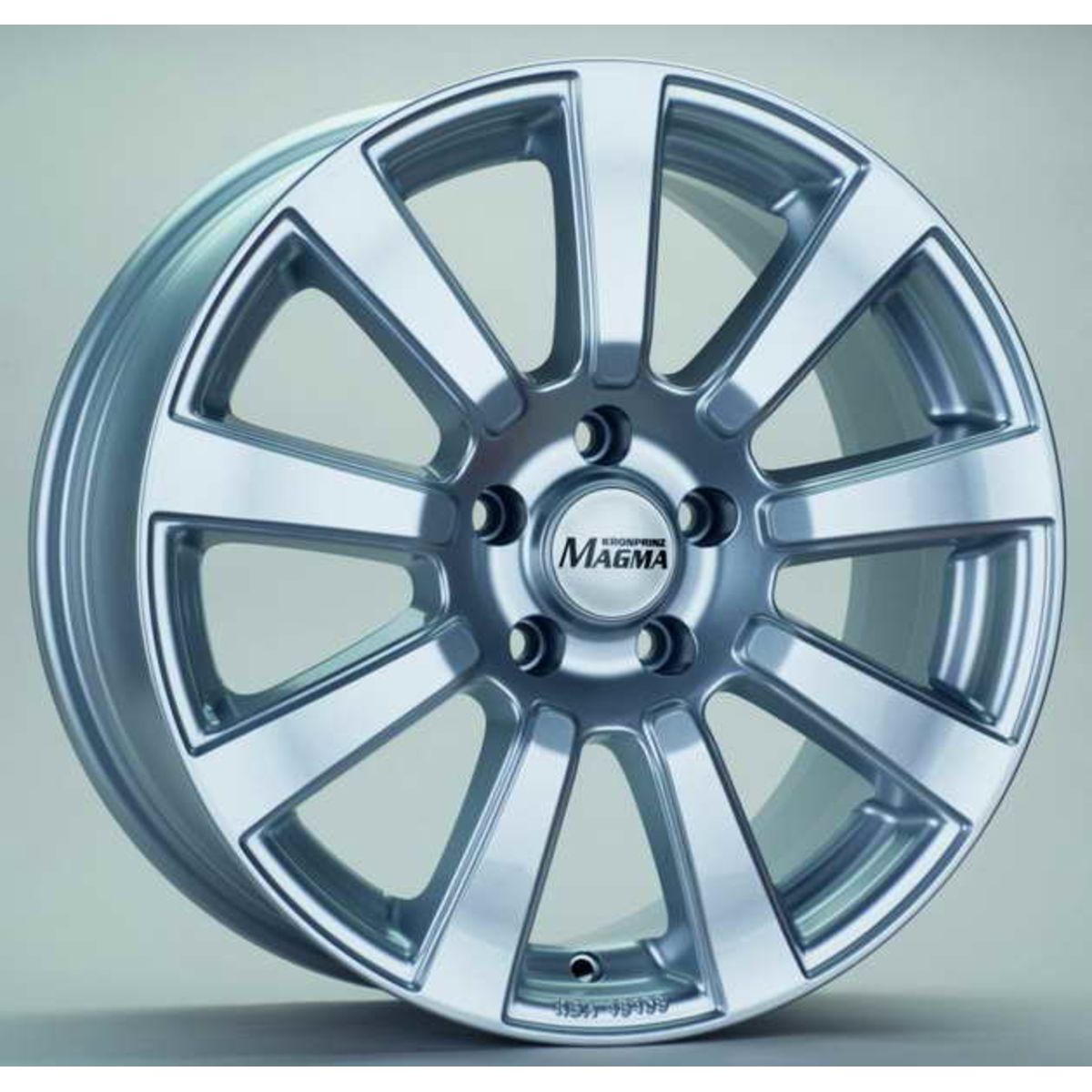 Alufelge 14 zoll MAGMA Interio 4x108 6J ET38, Farbe Silber