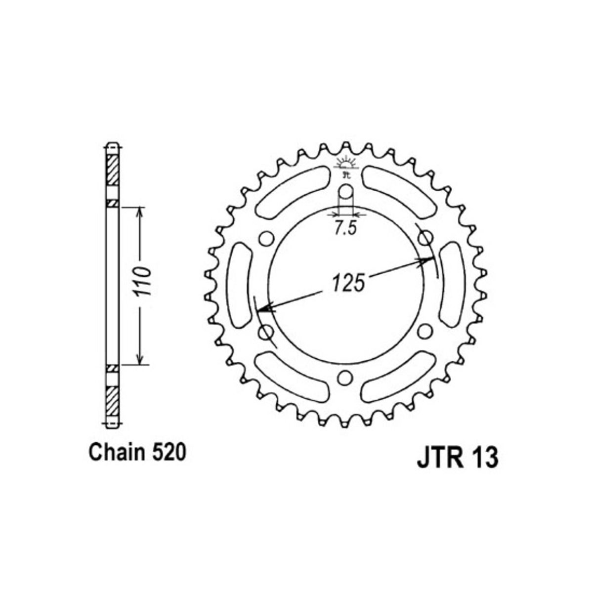 Pignone posteriore JTR 13,41