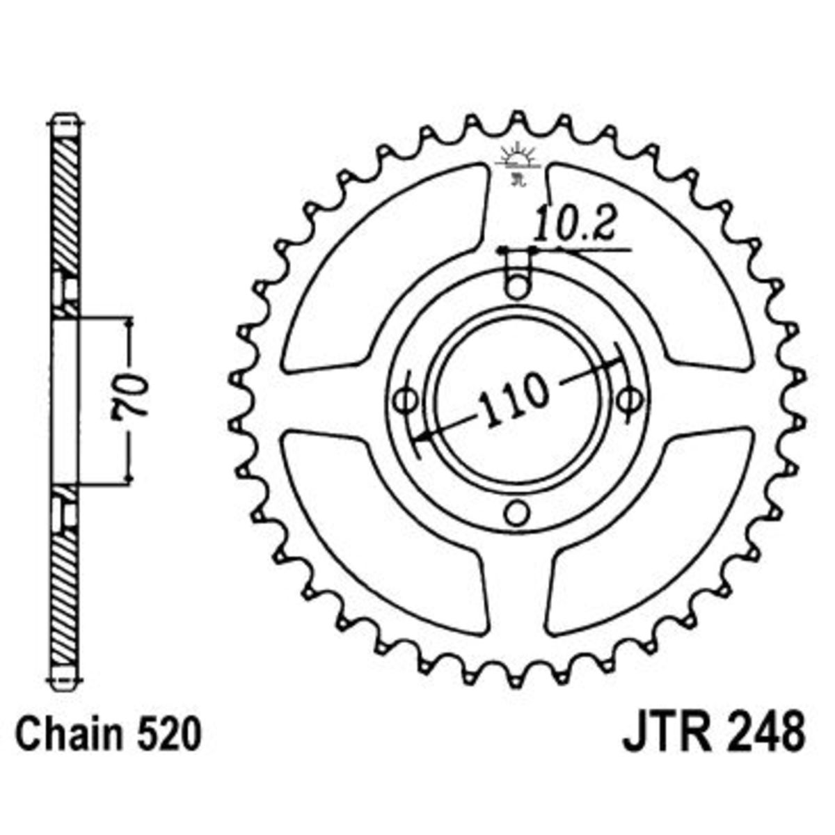 Pignone posteriore JTR 248,45