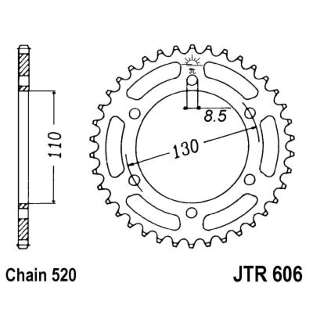 Pignone posteriore JTR 606,43