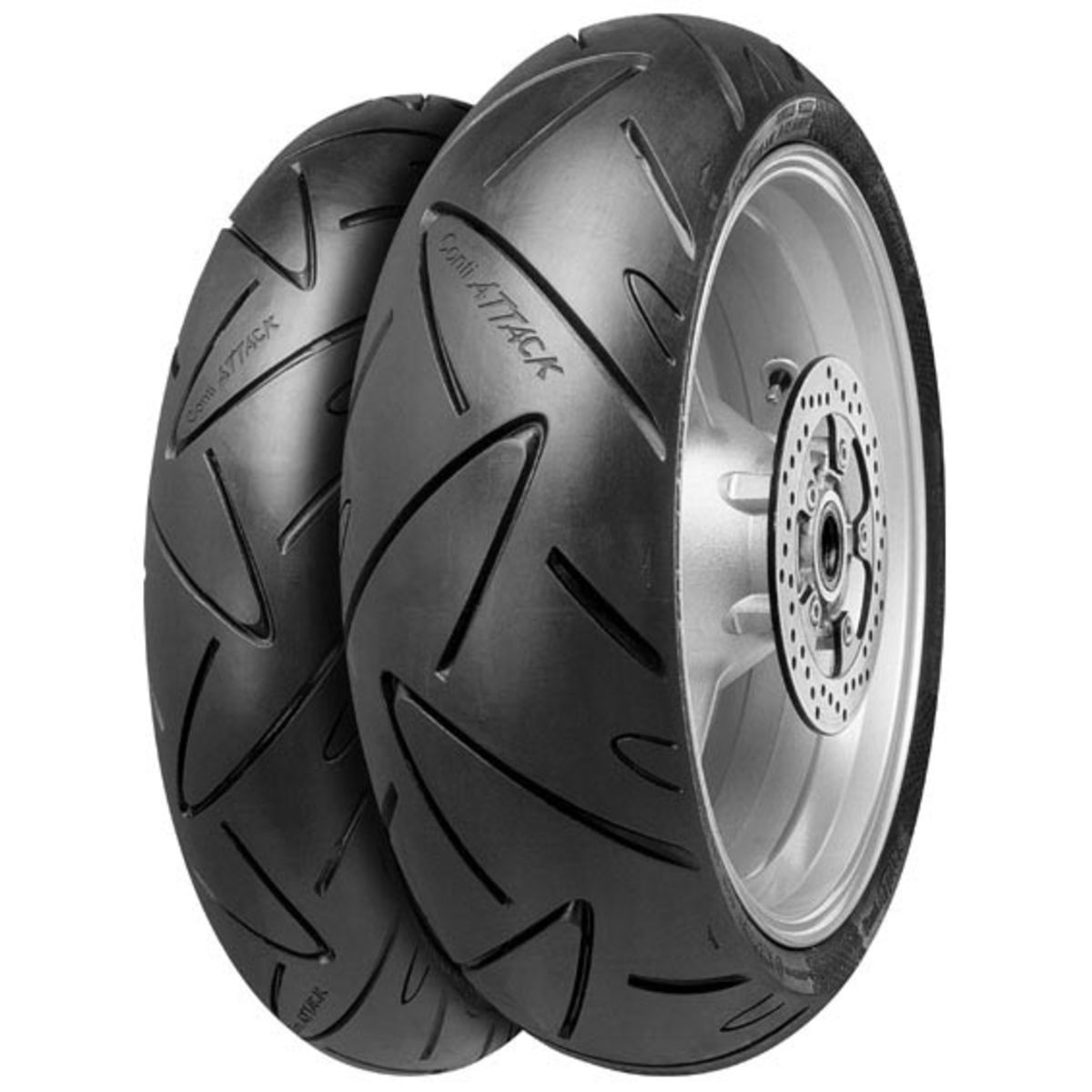 CONTINENTAL ContiRoadAttack Z 120/70ZR17 TL 58W, Pneu moto Avant