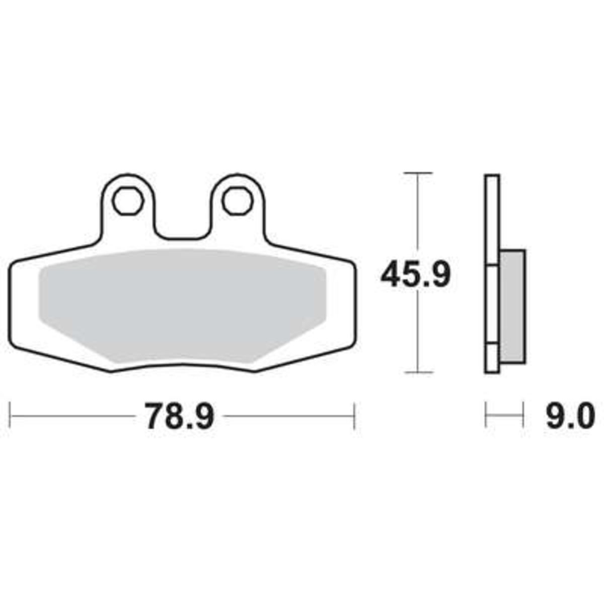 Bremsbelagsatz TRW MCB592