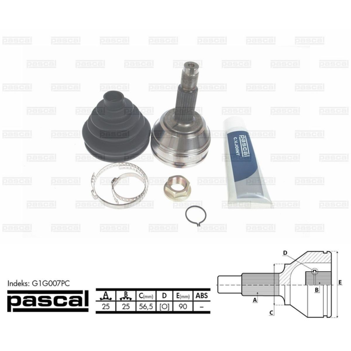 Image of Homokineet reparatie set, aandrijfas