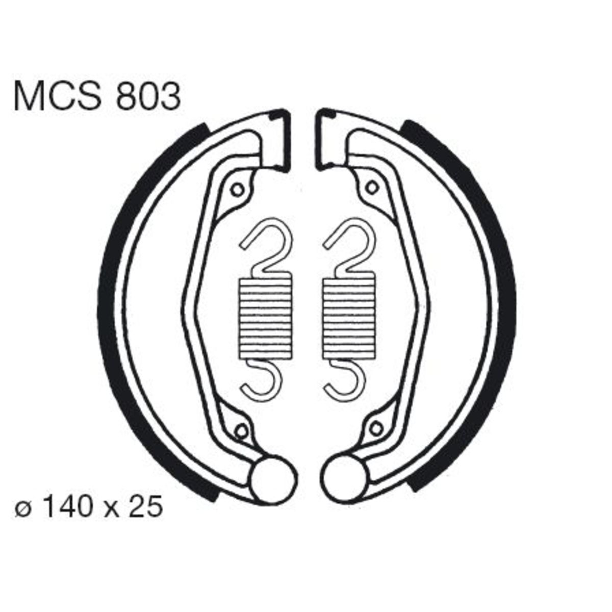 Trw Remschoenset Mcs803