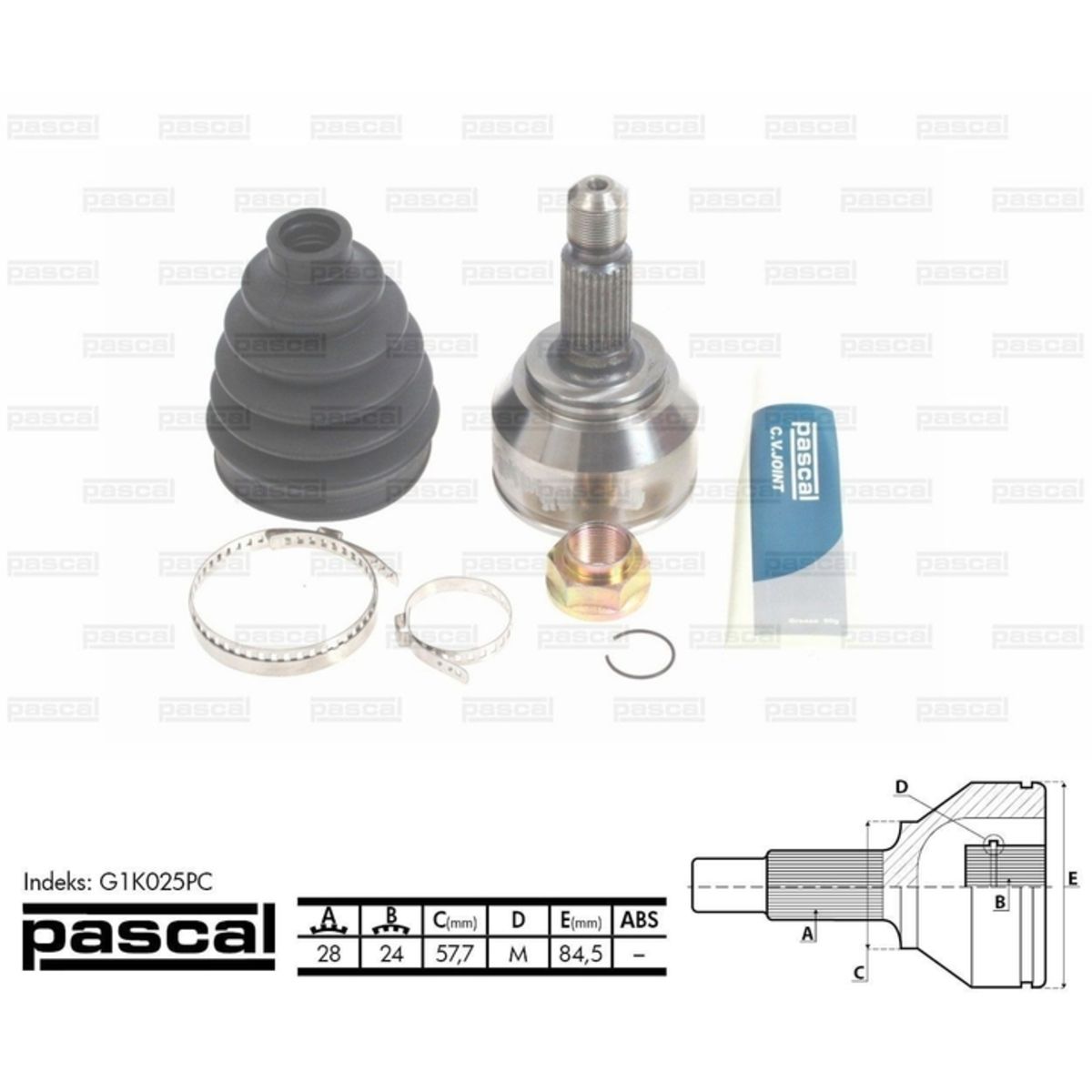 Image of Homokineet reparatie set, aandrijfas