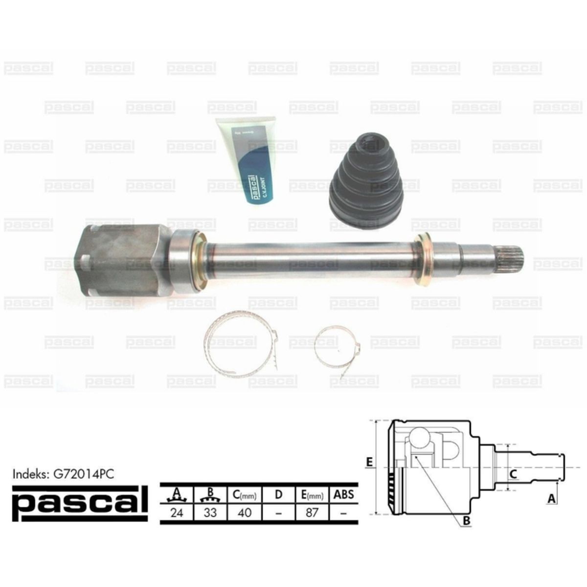 Image of Homokineet reparatie set, aandrijfas