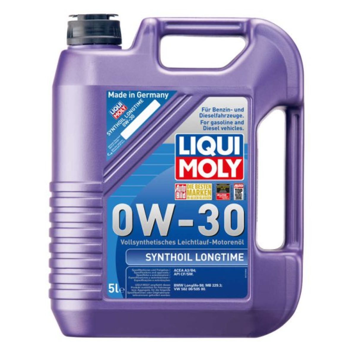 Huile moteur LIQUI MOLY 8977 Synthoil Longtime 0W30 5L