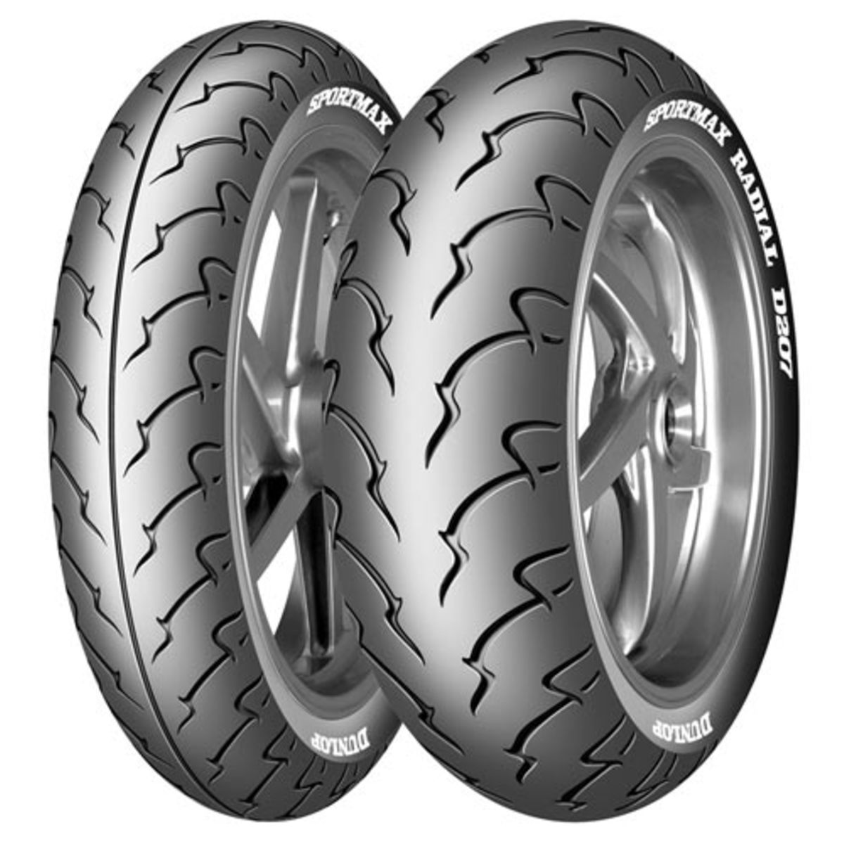 Image of D207 180/55ZR18 TL, Motorbanden achter