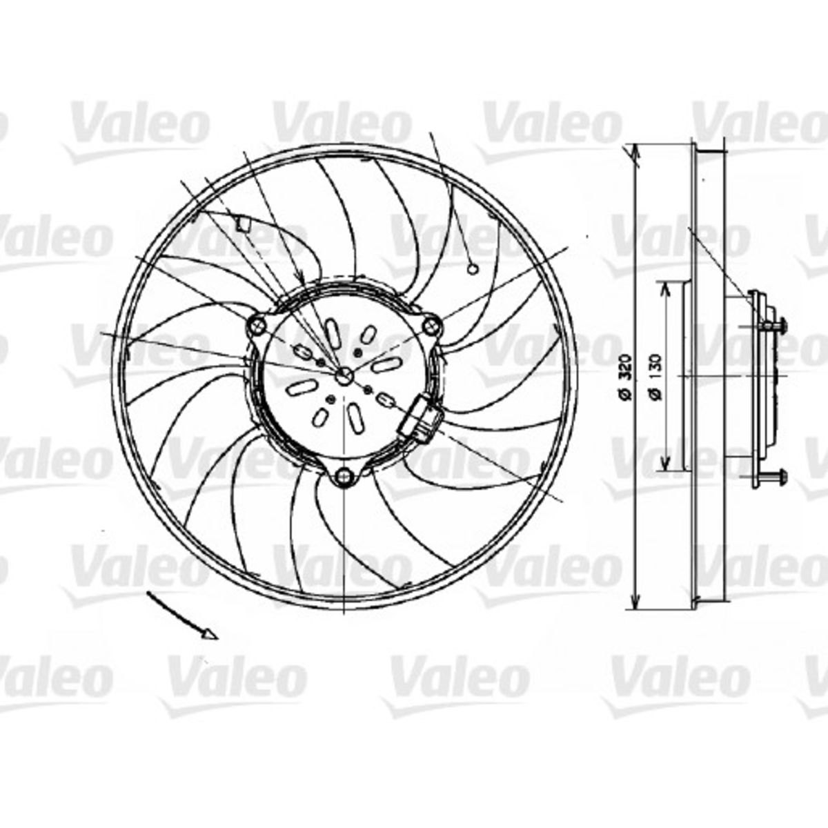 Koelventilatorwiel, motorkoeling