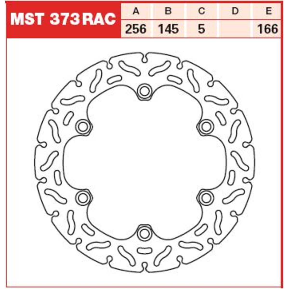 Disque de frein TRW MOTO MST373RAC