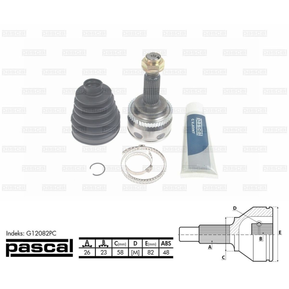 Image of Homokineet reparatie set, aandrijfas