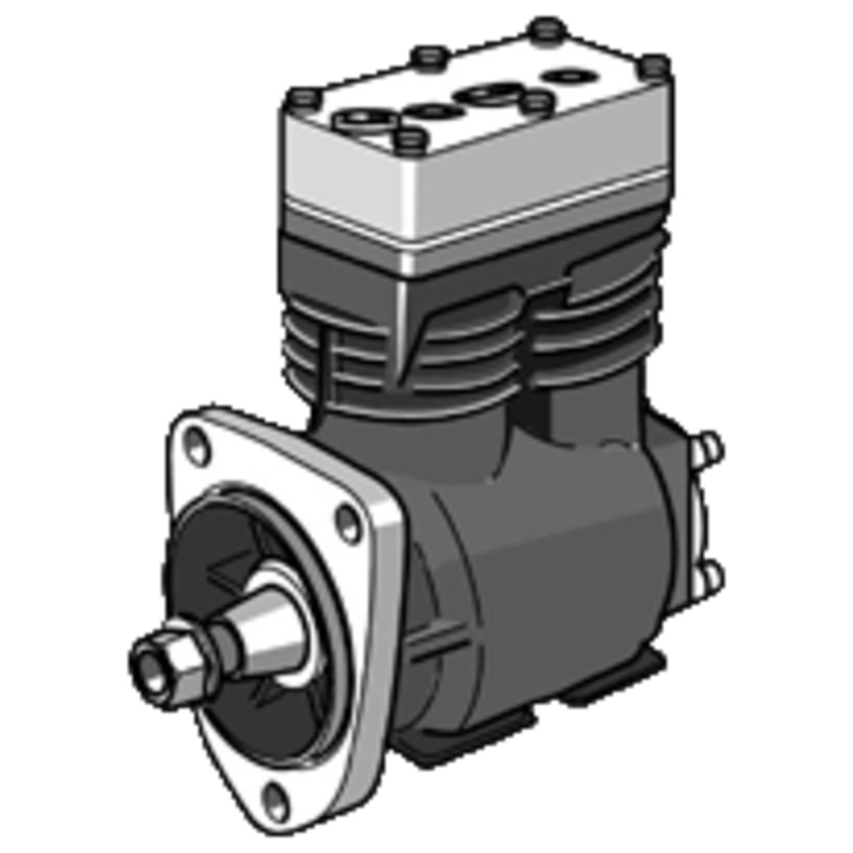 Image of Compressor, pneumatisch systeem -BREMSE