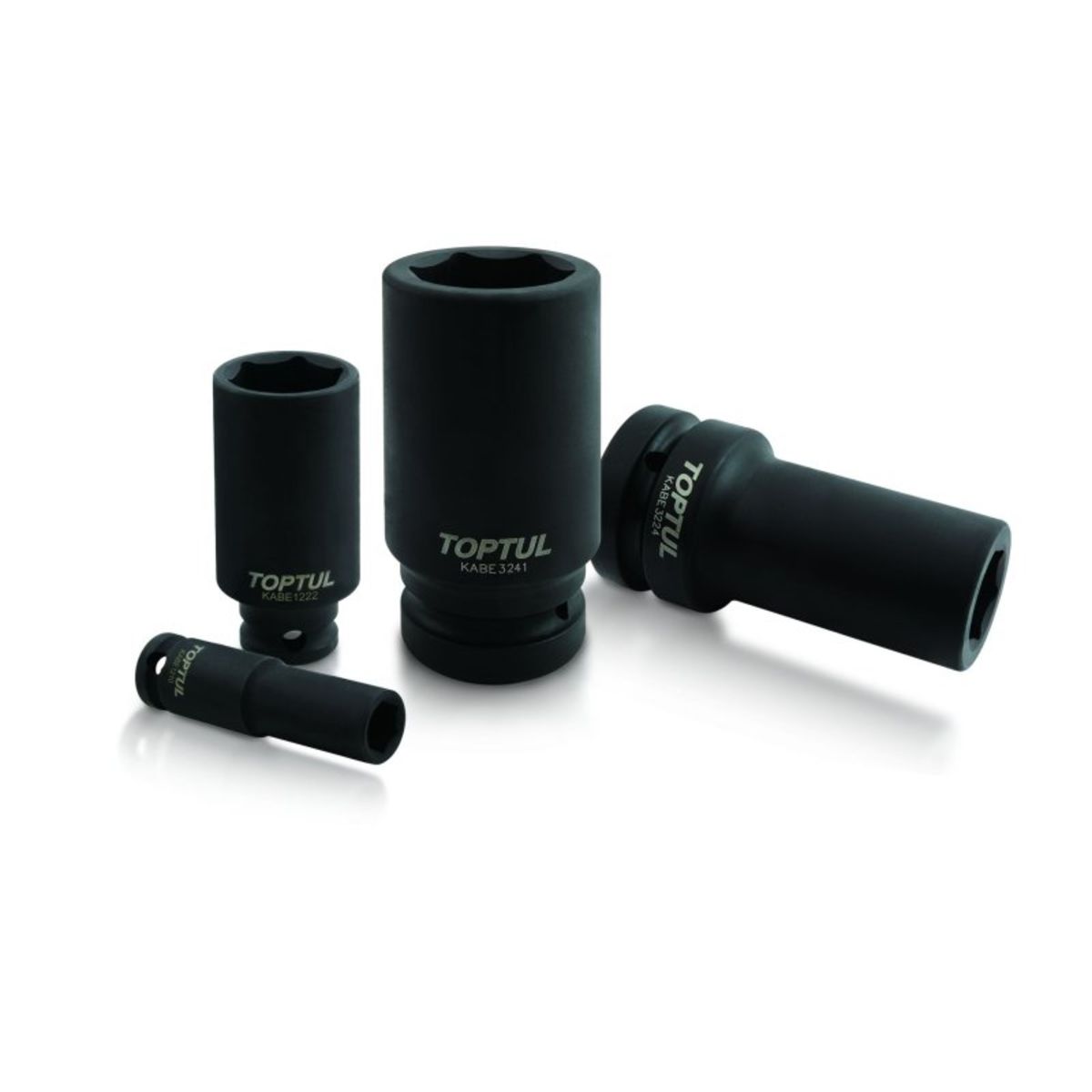 Schlag-Stecknuss TOPTUL 1/2 zoll 10 mm 6-kant lang