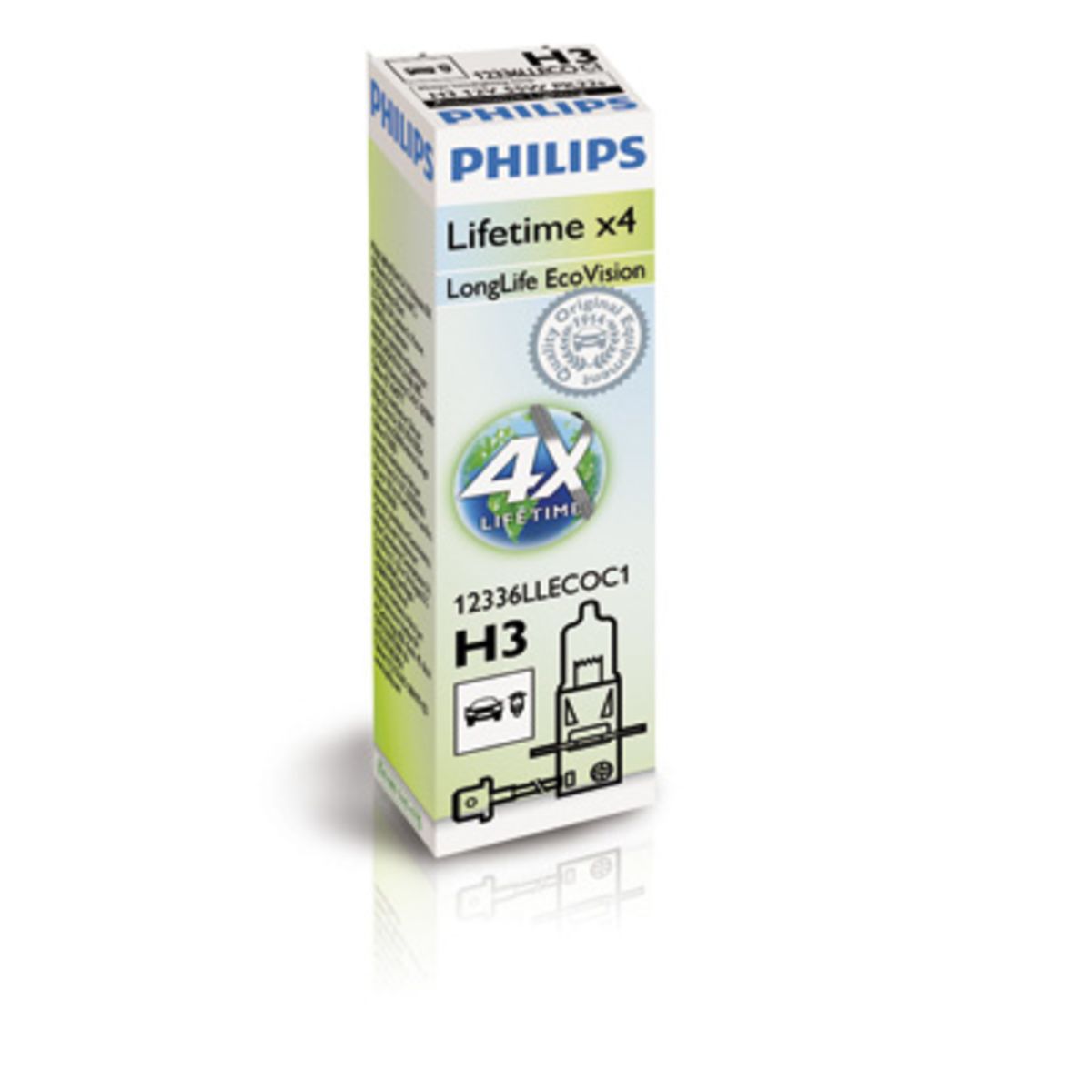 Image of Lamp Halogeen  H3 Long Life EcoVision 12V, 55W