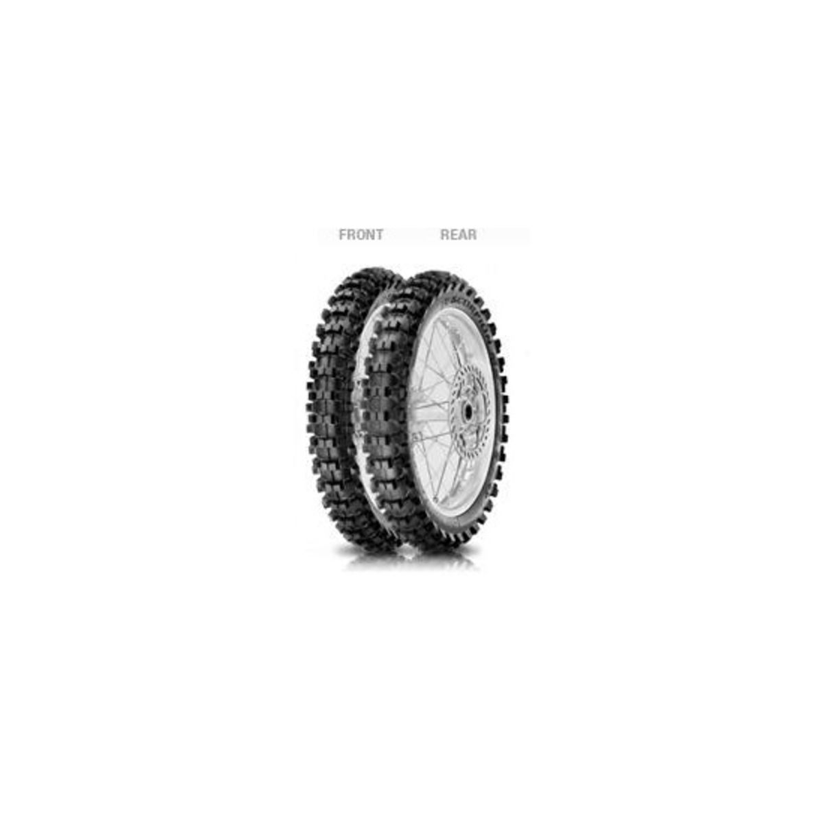 PIRELLI SCORPION MX MID SOFT 32 90/100-21 TT 57M, Pneu moto Avant