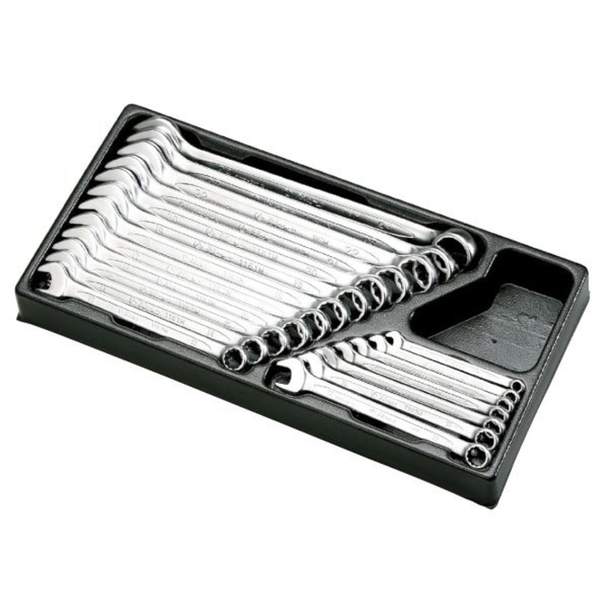 Ring-Schraubenschlüssel, Maulschlüssel-Satz HANS 19 Stück