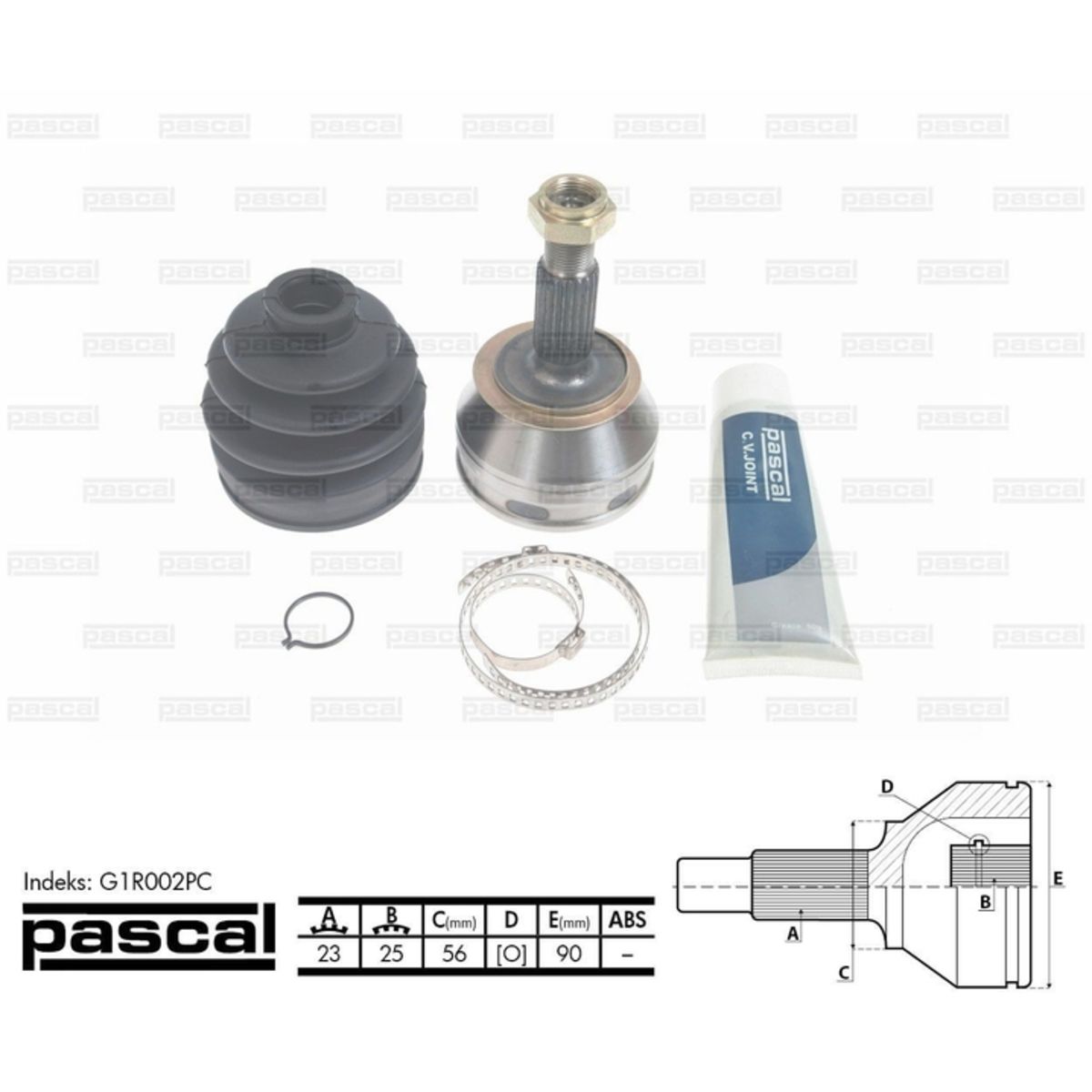 Image of Homokineet reparatie set, aandrijfas