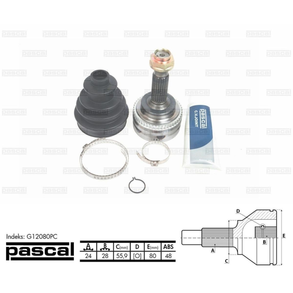 Image of Homokineet reparatie set, aandrijfas