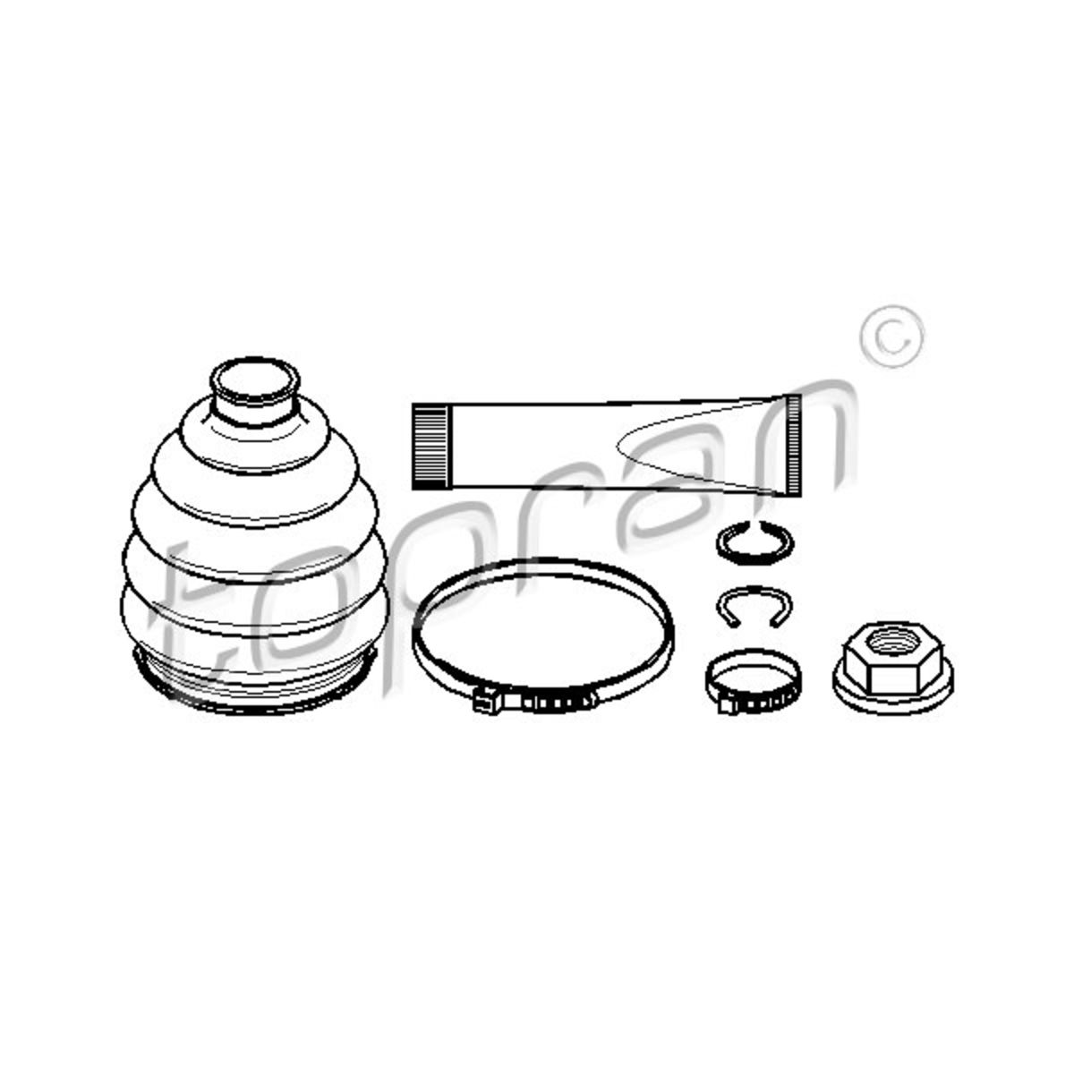 Image of Balgenset, aandrijfas  302 207