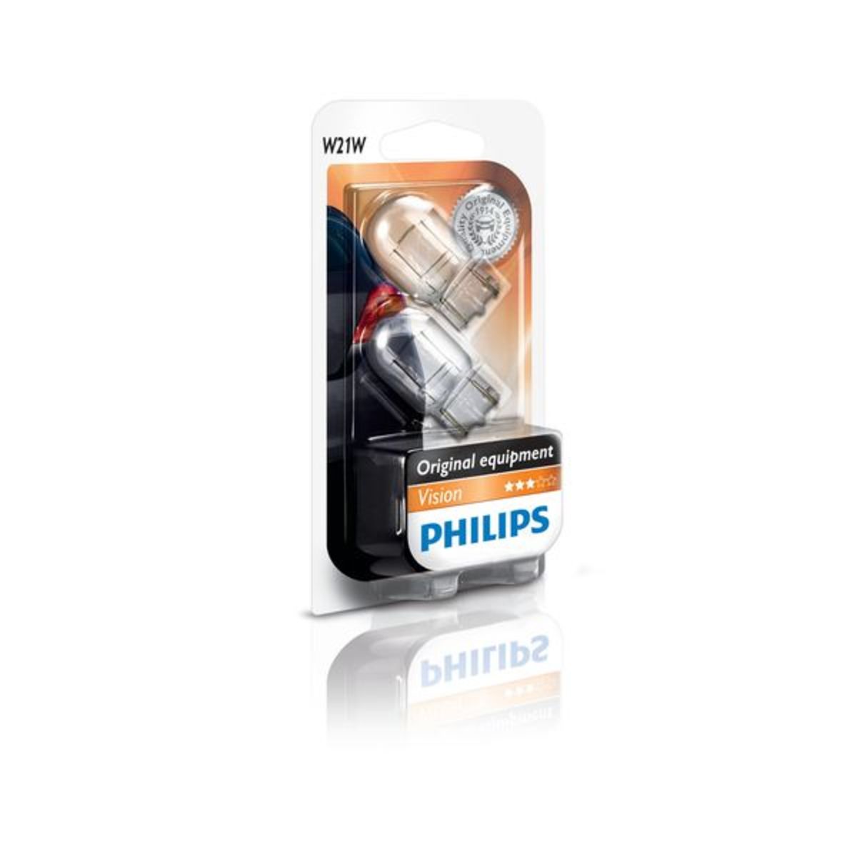Image of P27/7w lamp  W21W 12V/21W, 2 Stuk
